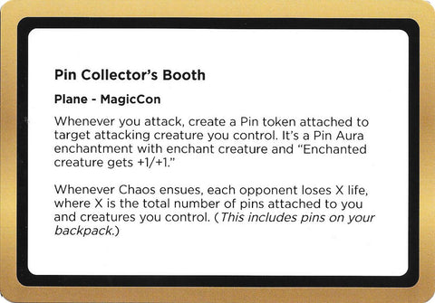 Pin Collector's Booth (Black Lotus Unknown Planechase) [Oversize Cards] - The Mythic Store | 24h Order Processing