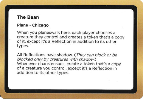 The Bean (Black Lotus Unknown Planechase) [Oversize Cards] - The Mythic Store | 24h Order Processing