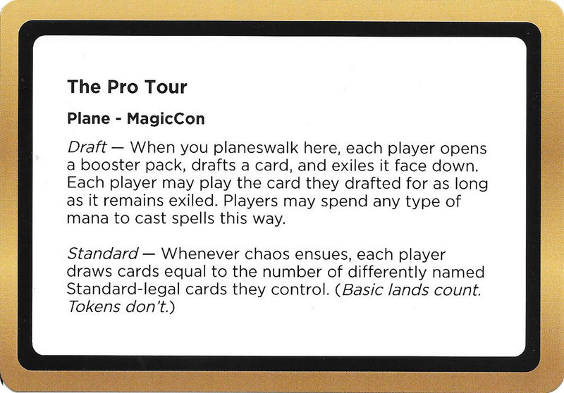 The Pro Tour (Black Lotus Unknown Planechase) [Oversize Cards] - The Mythic Store | 24h Order Processing
