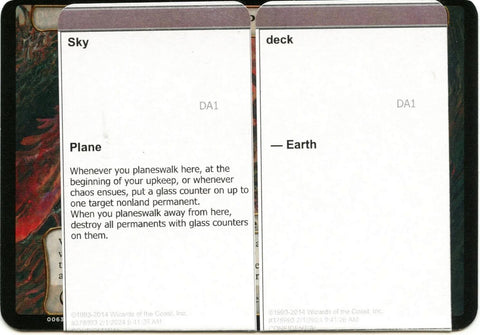 Sky Deck (Black Lotus Unknown Planechase) [Oversize Cards] - The Mythic Store | 24h Order Processing
