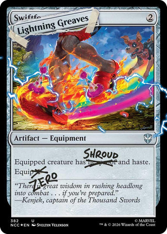 Lightning Greaves (382) (Pool Party Foil) [Secret Lair Drop Series] - The Mythic Store | 24h Order Processing