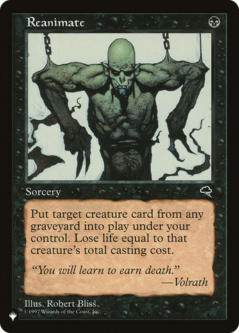 Reanimate [The List] - The Mythic Store | 24h Order Processing