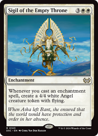 Sigil of the Empty Throne [Duskmourn: House of Horror Commander] - The Mythic Store | 24h Order Processing