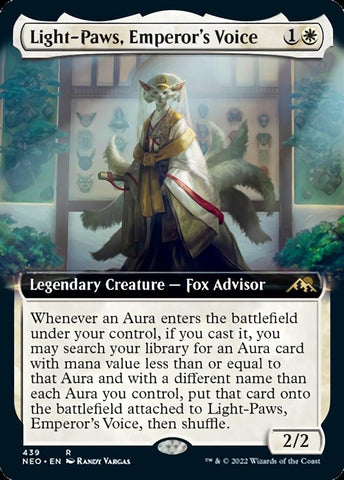 Light-Paws, Emperor's Voice (Extended Art) [Kamigawa: Neon Dynasty] - The Mythic Store | 24h Order Processing