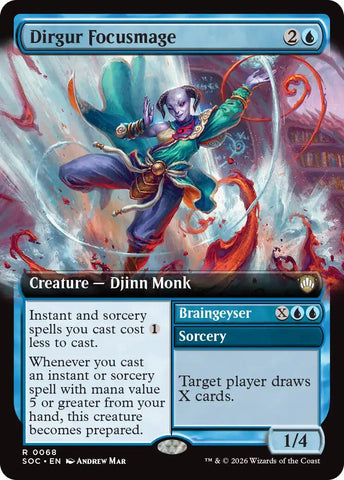 Dirgur Focusmage (Extended Art) [Secrets of Strixhaven Commander] - The Mythic Store | 24h Order Processing