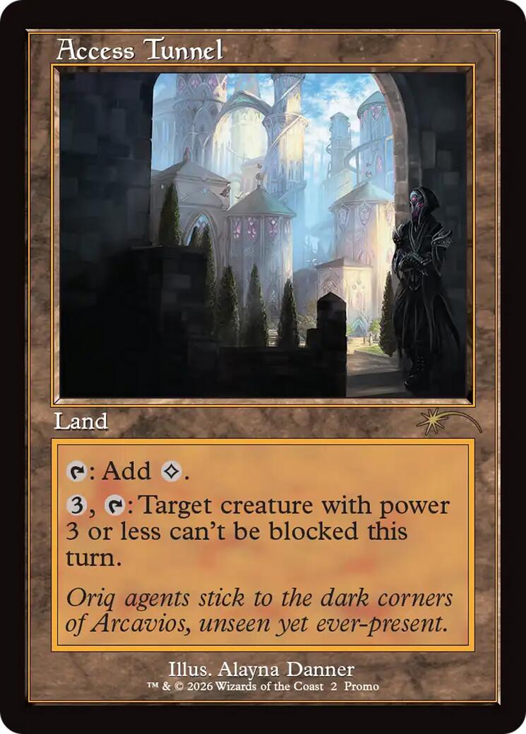 Access Tunnel (Retro Frame) [Wizards Play Network 2026] - The Mythic Store | 24h Order Processing