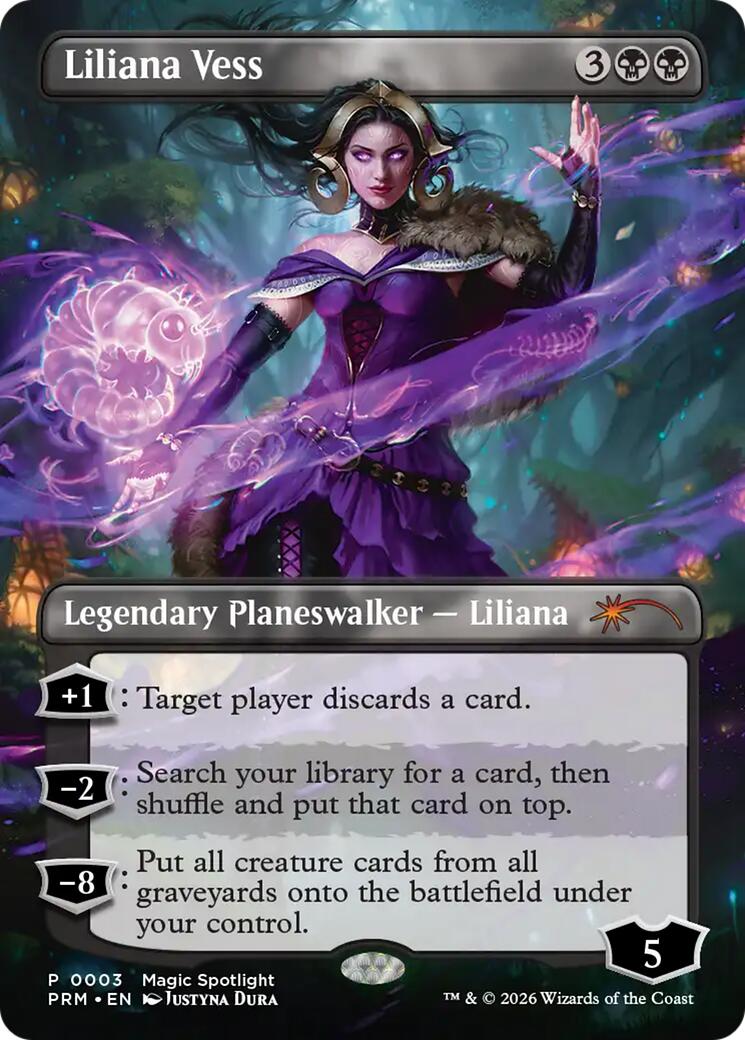 Liliana Vess (Borderless) [Spotlight Series] - The Mythic Store | 24h Order Processing