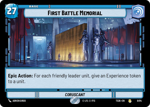 First Battle Memorial (9/84) (9/84) [Twin Suns] - The Mythic Store | 24h Order Processing