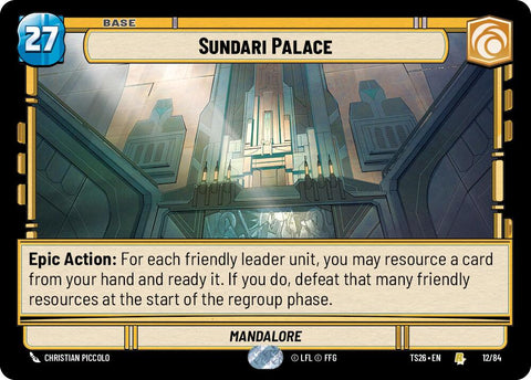 Sundari Palace (12/84) (12/84) [Twin Suns] - The Mythic Store | 24h Order Processing