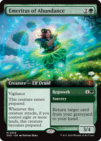 Emeritus of Abundance (Extended Art) [Secrets of Strixhaven] - The Mythic Store | 24h Order Processing