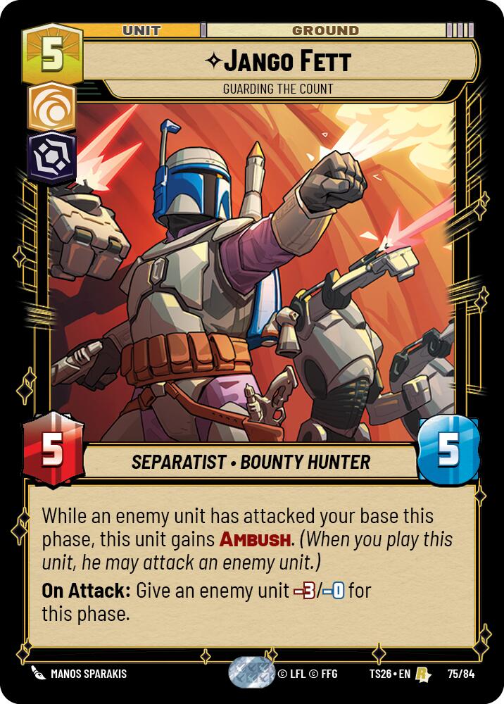Jango Fett - Guarding the Count (75/84) (75/84) [Twin Suns] - The Mythic Store | 24h Order Processing