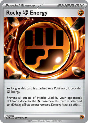 Rocky Fighting Energy (087/088) (Deck Exclusive) [Mega Evolution: Perfect Order] - The Mythic Store | 24h Order Processing