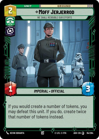 Moff Jerjerrod - We Shall Redouble Our Efforts (94/264) (94/264) [Ashes of the Empire] - The Mythic Store | 24h Order Processing