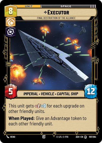 Executor - Final Destruction of the Alliance (197/264) (197/264) [Ashes of the Empire] - The Mythic Store | 24h Order Processing