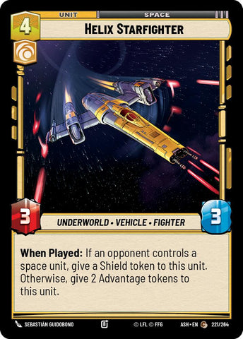 Helix Starfighter (221/264) (221/264) [Ashes of the Empire] - The Mythic Store | 24h Order Processing