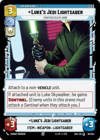 Luke's Jedi Lightsaber - Constructed by Hand (66/264) (66/264) [Ashes of the Empire] - The Mythic Store | 24h Order Processing