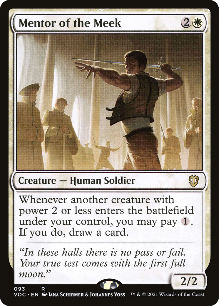 Mentor of the Meek [Innistrad: Crimson Vow Commander] - The Mythic Store | 24h Order Processing