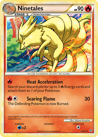 Ninetales (20/95) [HeartGold & SoulSilver: Unleashed] - The Mythic Store | 24h Order Processing