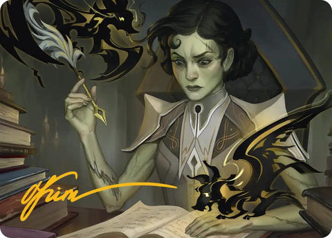Eternal Student Art Card (Gold-Stamped Signature) [Secrets of Strixhaven Art Series] - The Mythic Store | 24h Order Processing