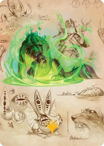Germination Practicum Art Card (Gold-Stamped Planeswalker Symbol) [Secrets of Strixhaven Art Series] - The Mythic Store | 24h Order Processing