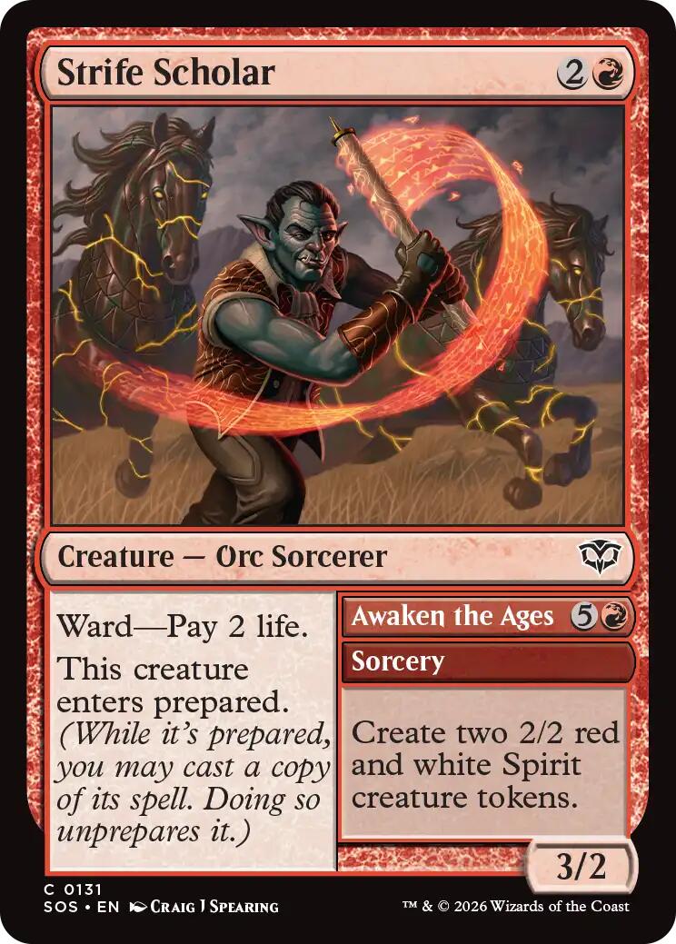 Strife Scholar [Secrets of Strixhaven] - The Mythic Store | 24h Order Processing