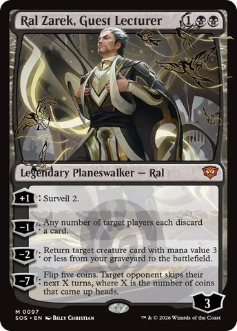 Ral Zarek, Guest Lecturer [Secrets of Strixhaven Promos] - The Mythic Store | 24h Order Processing