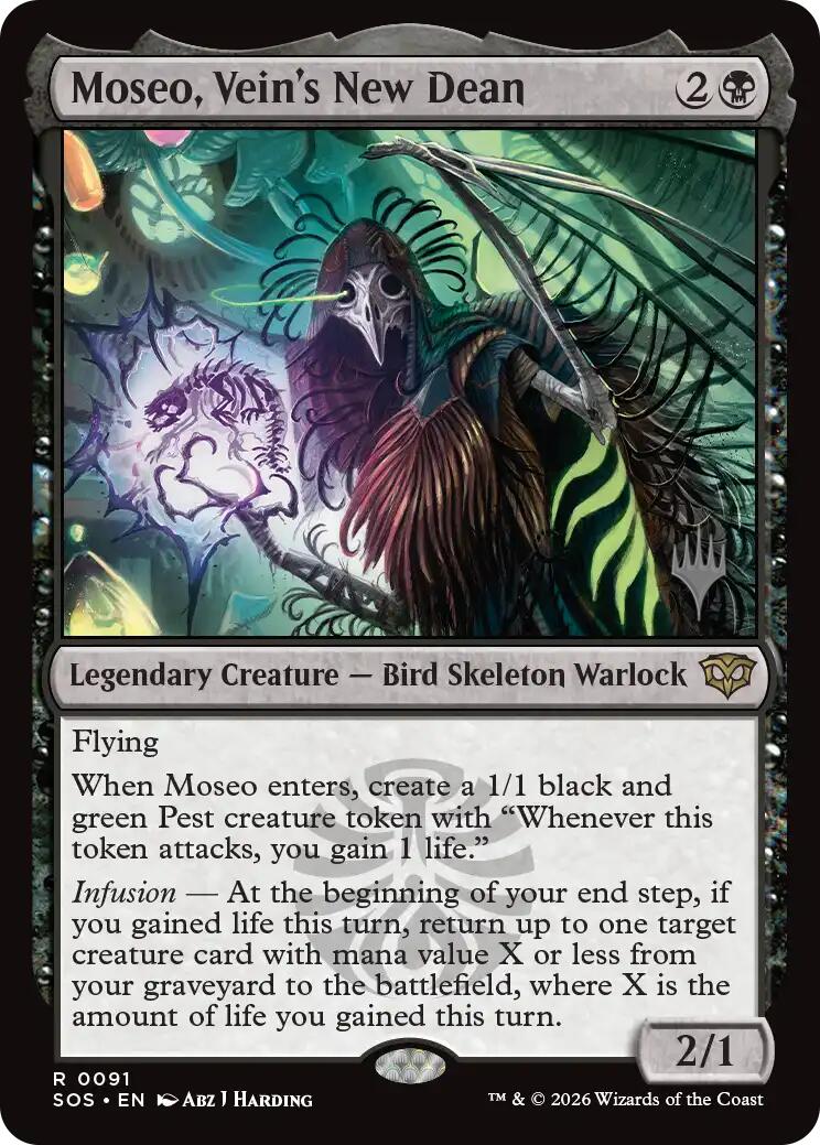 Moseo, Vein's New Dean [Secrets of Strixhaven Promos] - The Mythic Store | 24h Order Processing