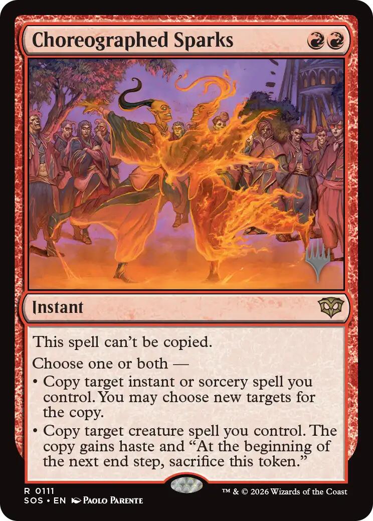 Choreographed Sparks [Secrets of Strixhaven Promos] - The Mythic Store | 24h Order Processing