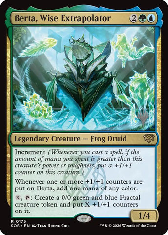 Berta, Wise Extrapolator [Secrets of Strixhaven Promos] - The Mythic Store | 24h Order Processing