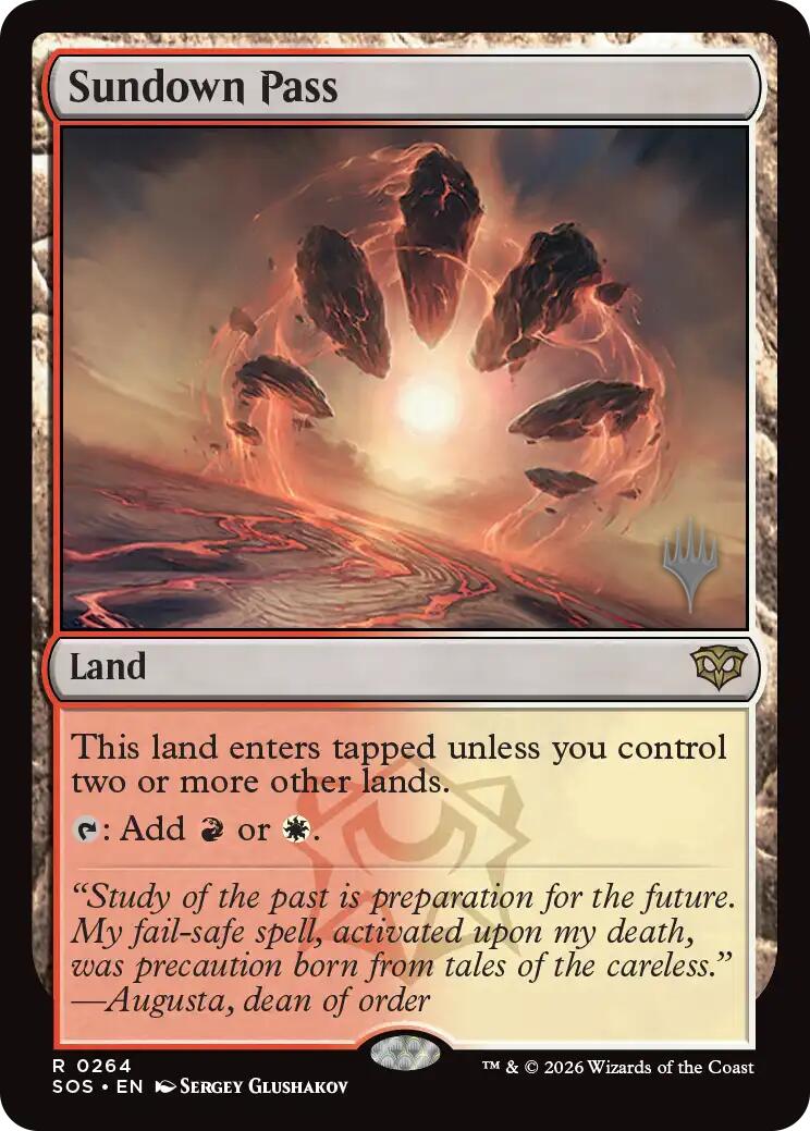 Sundown Pass [Secrets of Strixhaven Promos] - The Mythic Store | 24h Order Processing