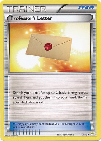 Professor's Letter (24/30) [XY: Trainer Kit - Noivern] - The Mythic Store | 24h Order Processing