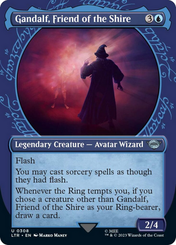 Gandalf, Friend of the Shire (Showcase Ring Frame) [The Lord of the Rings: Tales of Middle-Earth] - The Mythic Store | 24h Order Processing