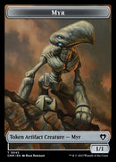 Soldier // Myr Double-Sided Token [Commander Masters Tokens] - The Mythic Store | 24h Order Processing