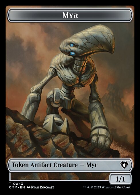 Servo // Myr Double-Sided Token [Commander Masters Tokens] - The Mythic Store | 24h Order Processing