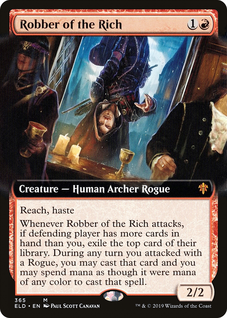 Robber of the Rich (Extended Art) [Throne of Eldraine] - The Mythic Store | 24h Order Processing
