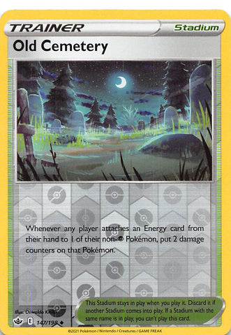 Old Cemetery (147/198) [Sword & Shield: Chilling Reign] - The Mythic Store | 24h Order Processing
