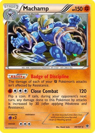 Machamp (49/101) (Cosmos Holo) [Black & White: Plasma Blast] - The Mythic Store | 24h Order Processing