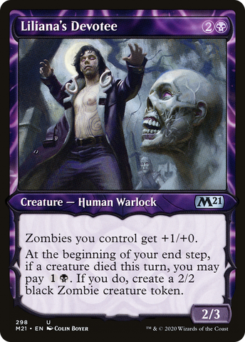 Liliana's Devotee (Showcase) [Core Set 2021] - The Mythic Store | 24h Order Processing