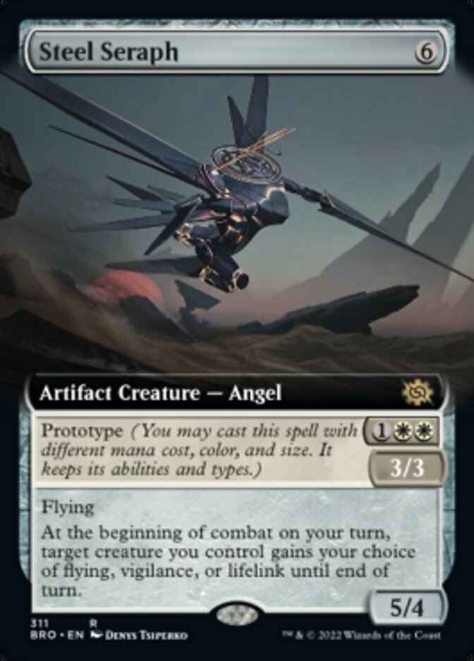 Steel Seraph (Extended Art) [The Brothers' War] - The Mythic Store | 24h Order Processing