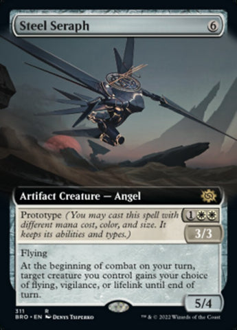 Steel Seraph (Extended Art) [The Brothers' War] - The Mythic Store | 24h Order Processing