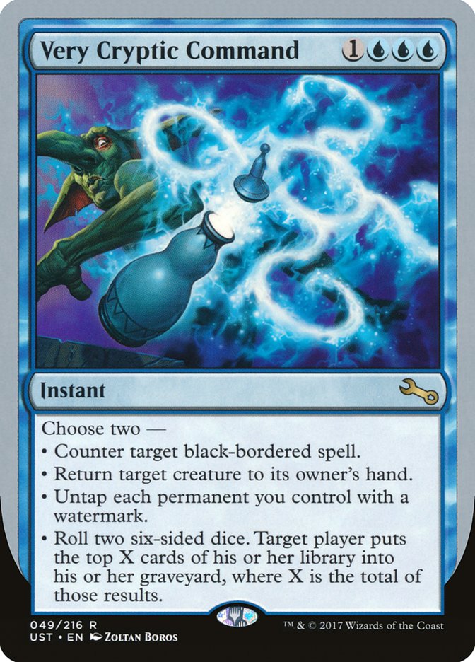 Very Cryptic Command (Counter) [Unstable] - The Mythic Store | 24h Order Processing