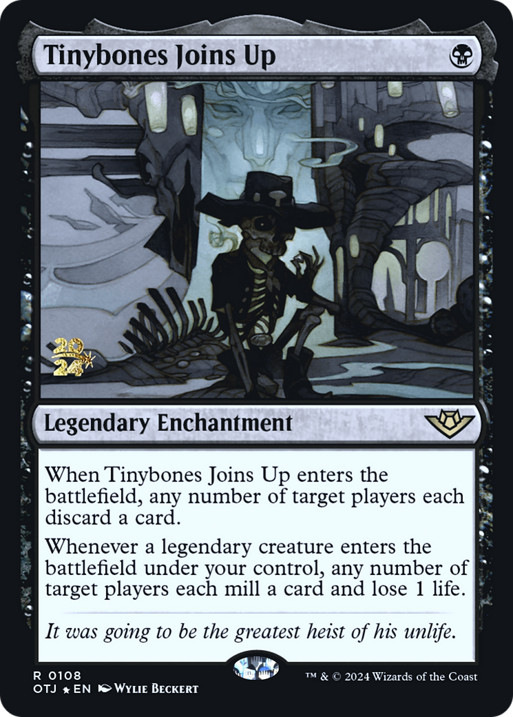 Tinybones Joins Up [Outlaws of Thunder Junction Prerelease Promos] - The Mythic Store | 24h Order Processing
