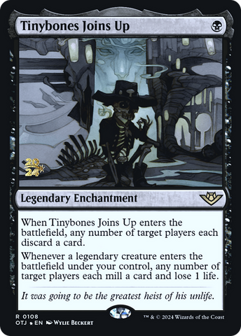 Tinybones Joins Up [Outlaws of Thunder Junction Prerelease Promos] - The Mythic Store | 24h Order Processing