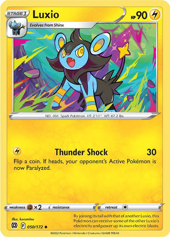 Luxio (050/172) [Sword & Shield: Brilliant Stars] - The Mythic Store | 24h Order Processing