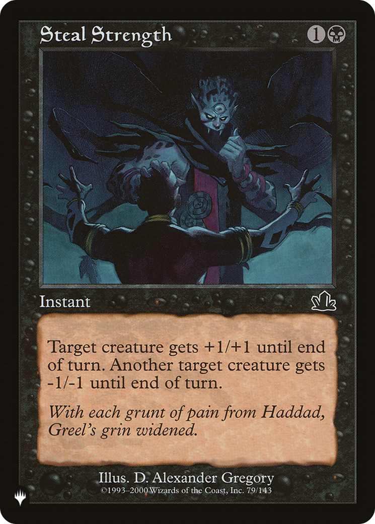 Steal Strength [The List] - The Mythic Store | 24h Order Processing