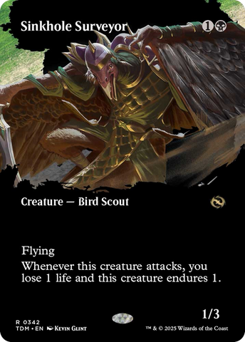 Sinkhole Surveyor (Borderless) [Tarkir: Dragonstorm] - The Mythic Store | 24h Order Processing