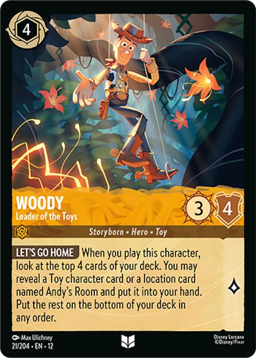 Woody - Leader of the Toys (21/204) [Wilds Unknown] - The Mythic Store | 24h Order Processing