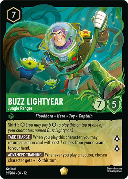 Buzz Lightyear - Jungle Ranger (91/204) [Wilds Unknown] - The Mythic Store | 24h Order Processing
