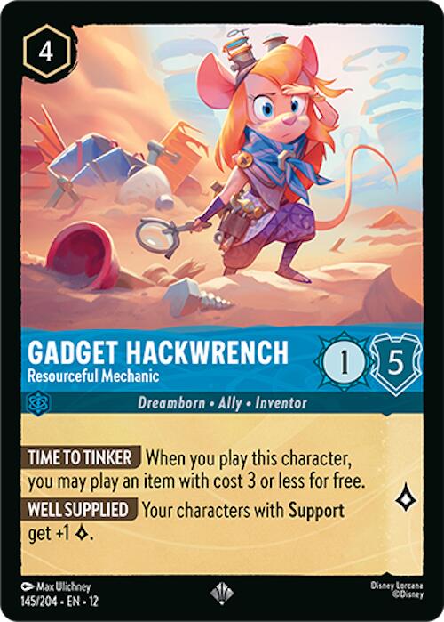 Gadget Hackwrench - Resourceful Mechanic (145/204) [Wilds Unknown] - The Mythic Store | 24h Order Processing