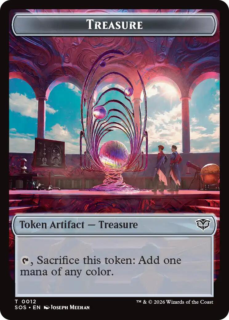 Phyrexian Germ // Treasure Double-Sided Token [Secrets of Strixhaven Commander Tokens] - The Mythic Store | 24h Order Processing